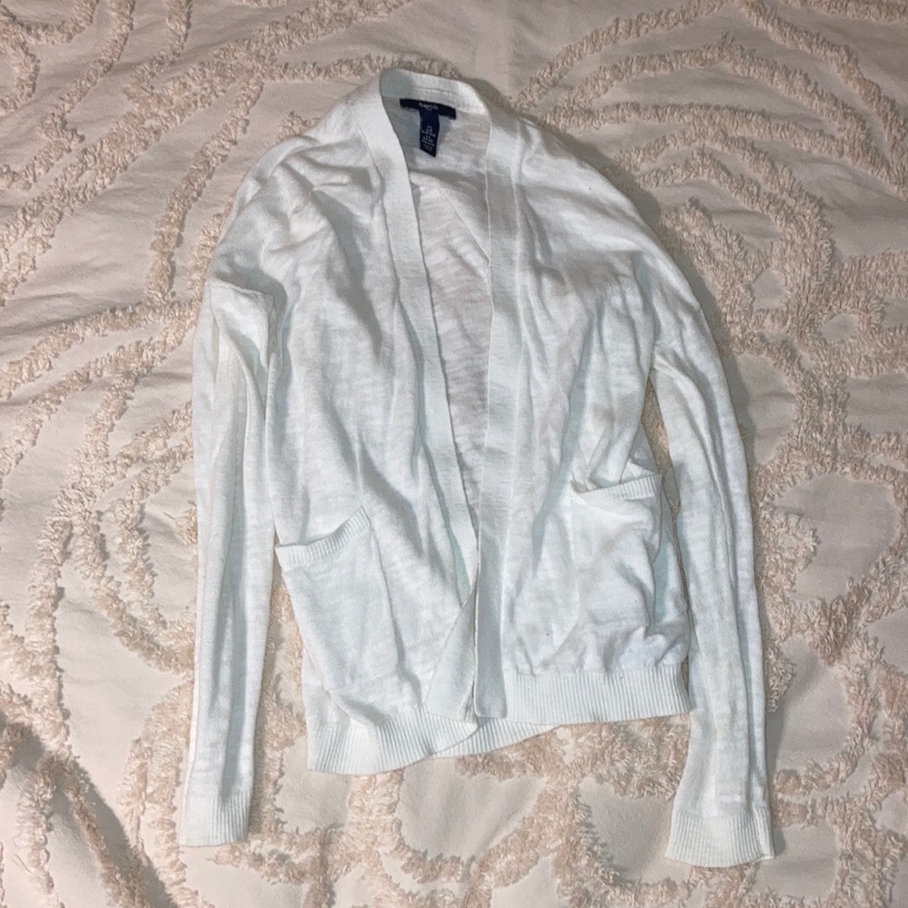 Gap Kids white cardigan